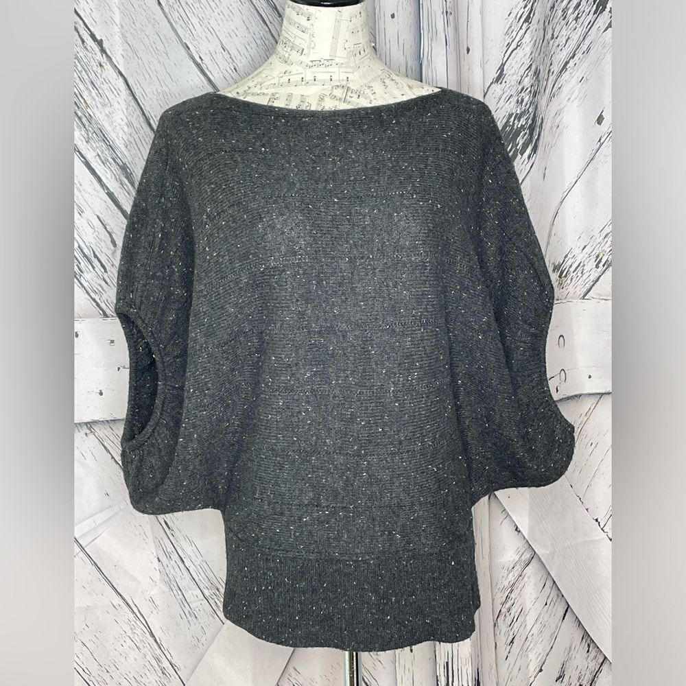 RACHEL ROY Gray Wide Cut Slouch Sweater S